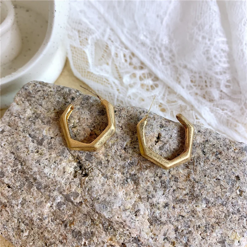 SRCOI C Форма Золото Серебро Цвет шестиугольник Металлические Открытые