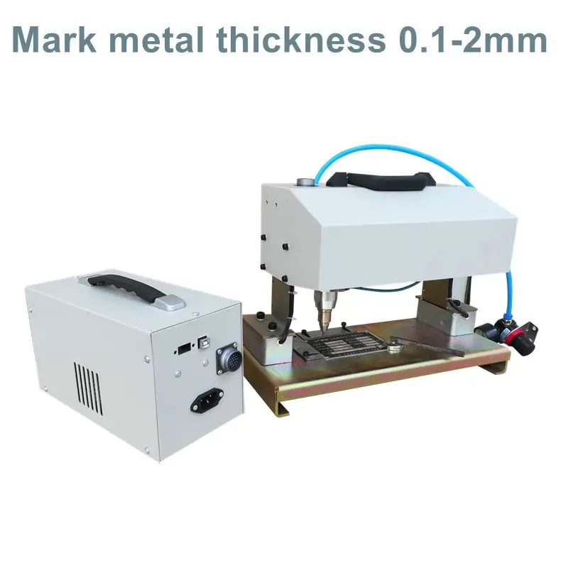 Handheld type hot sale Stainless Steel Nameplate Dot Peen Marking Machine Deep Marking Pneumatic Number Printing Machine 18090
