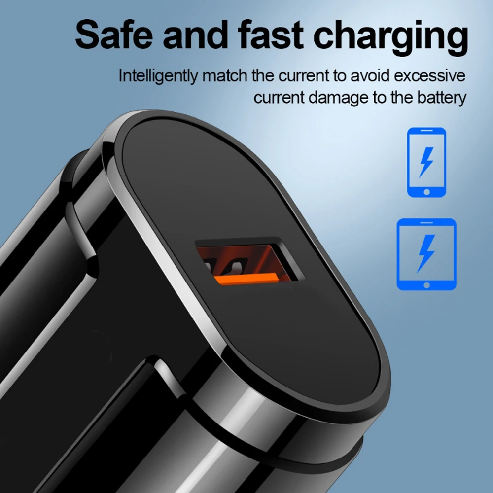 Универсальное зарядное устройство USB быстрая зарядка 3 0 настенное адаптер с