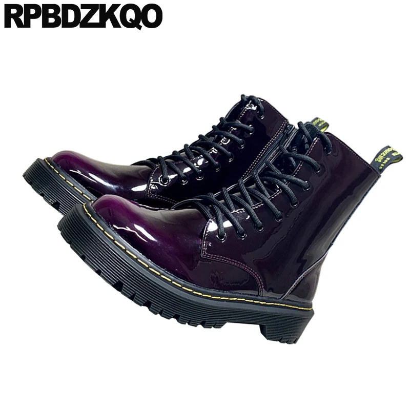 Женские ботильоны в британском стиле 2021 круглый носок Вечерние туфли лодочки