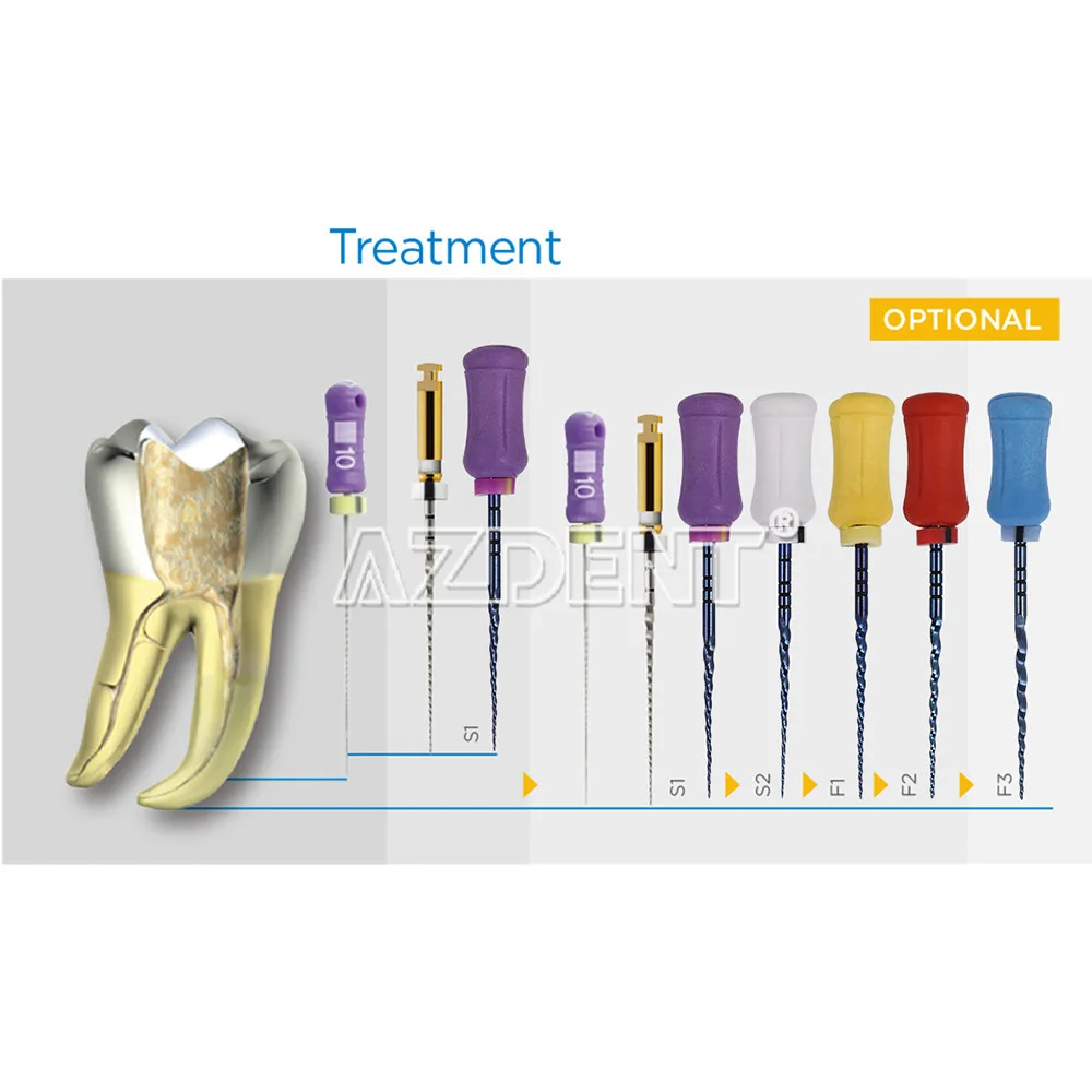 AZDENT 6 шт./кор. зубные эндодонтические нити ручной Применение тепла активированный