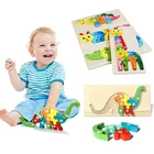 Детские игрушки по методике Монтессори, деревянные развивающие игрушки, гибкие детские пальцы, математическая игрушка, доска детская головоломка, деревянные игрушки