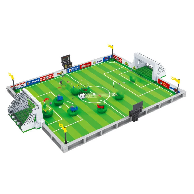 

AUSINI 25590 Kits City Football 251 Pcs 3D Blocks Educational Model & Building Toys Hobbies For Children Boys Gift