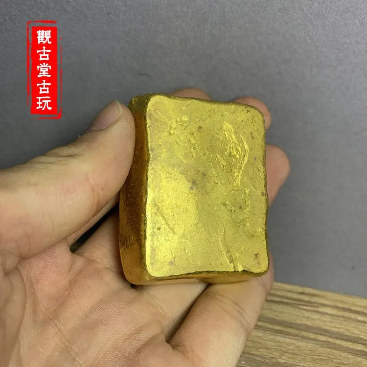 Слитки древнего золота слитки золотого Yongzheng три года склад зучи | Дом и сад