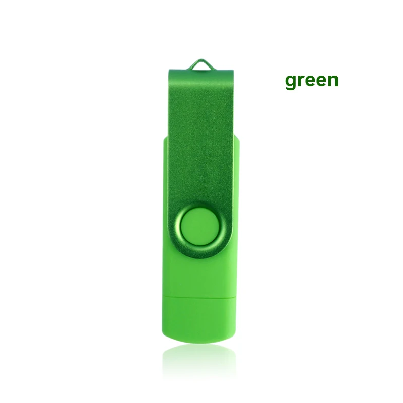 Зеленый OTG 32 ГБ флэш-накопитель usb флэш-накопитель 16 ГБ флеш-накопитель 64 Гб 128 2,0 высокоскоростной Флэш-память usb флэш-накопитель u-диск 4 ГБ 8 ГБ - Цвет: Зеленый