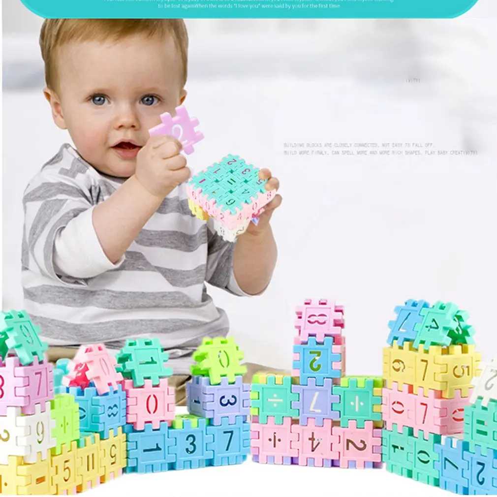 68/50 шт. DIY строительные блоки Развивающие игрушки для мальчиков и девочек детей