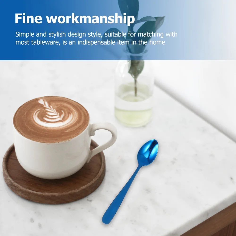 

8 pcs Kitchen Mixing Spoons Kitchen Gadgets Stainless Steel Tea Spoons