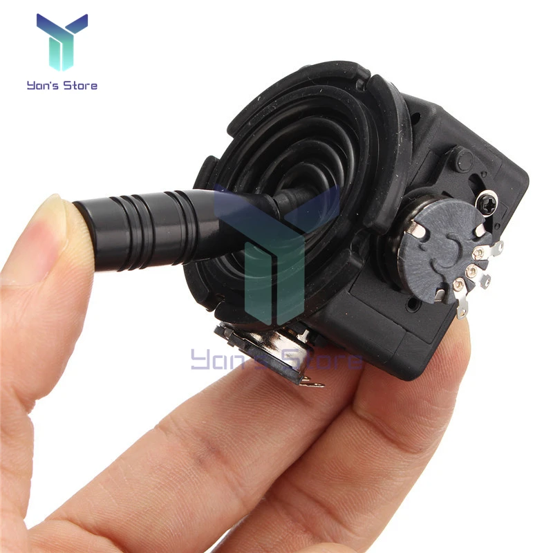 

JH-D202X-R2/R4 5K Ohm Electric Joystick Reset Potentiometer 2-Axis 2D Monitor Keyboard Ball Joyrode Controller