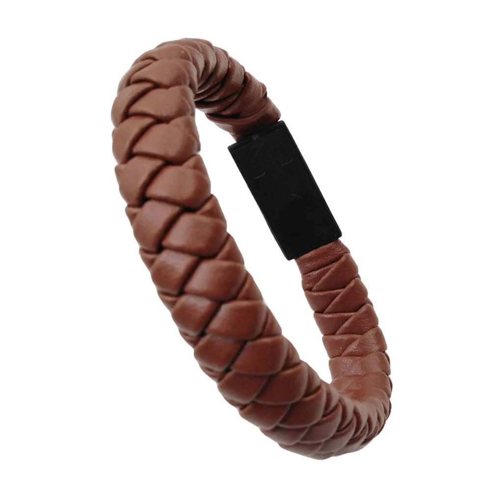 Портативный USB-кабель в виде браслета для зарядки и передачи данных шнур прочный