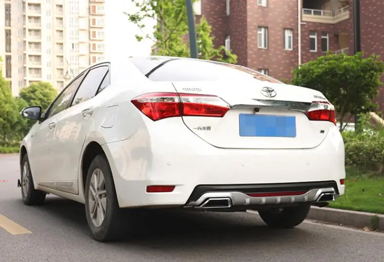 Для Corolla Body kit спойлер 2016 2018 для Toyota ABS задний передний бампер диффузор защитные