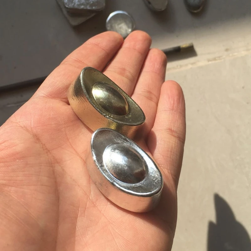 

Silver Gold Ingot Shape Mold Graphite Crucible Mold Melting Gold Silver nonferrous Metal Casting Refining Jewelry Tools