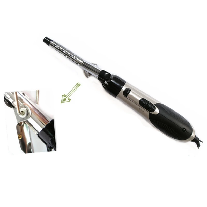 

EAS-Red Black EU Plug 7 in 1 Multifunction Professional Negative Ion Hair Dryer with Comb Hair Dryer Set Curling Wand Straight H