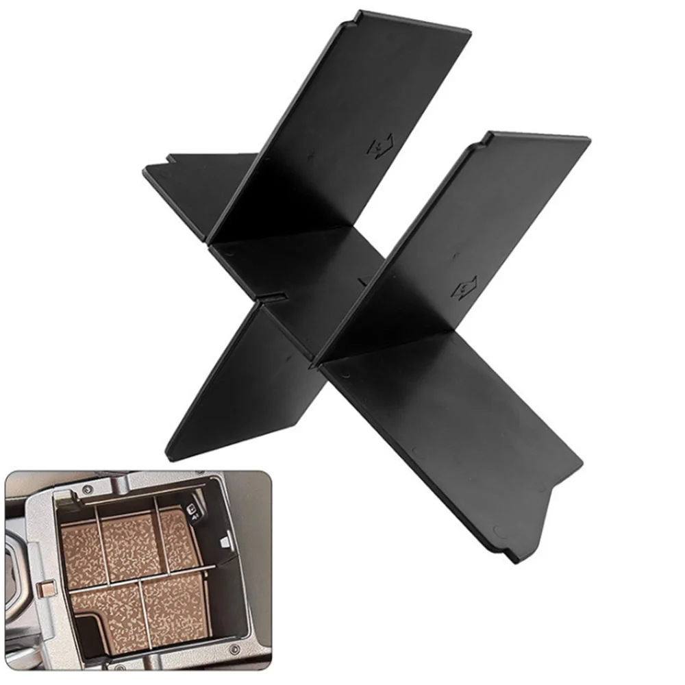 

Car Accessories Center Console Organizer 5 Cells Durable Center Console Storage Box