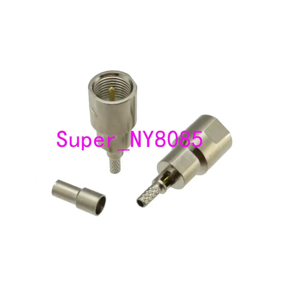 

FME male plug crimp RG174 LMR100 RG316 cable RF connector