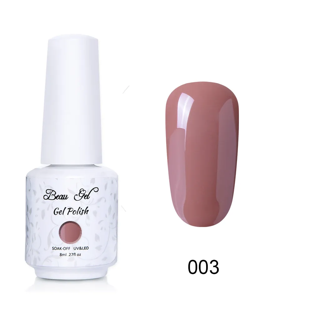 NU003 Beau гель 8 мл флуоресцентный неоновый Гель-лак для ногтей Vernis полуперманентный УФ-Гель-лак впитывающий Гель-лак для ногтей - Цвет: NU003
