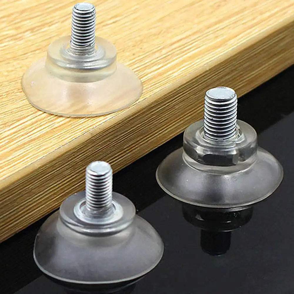 

10PCS 13/37mm-Rubber Powerful Suction Cup Replacement Parts Suitable For Glass Table Top With Screws