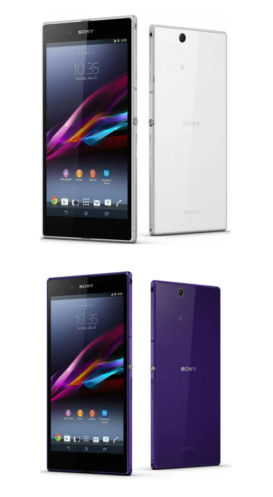 Мобильный телефон sony Xperia Z Ultra C6802 3g, 6,4 дюймов, четырехъядерный процессор Snapdragon, 2 ГБ, 16 ГБ, 8 Мп, 2 МП, 3050 мА/ч, NFC телефон