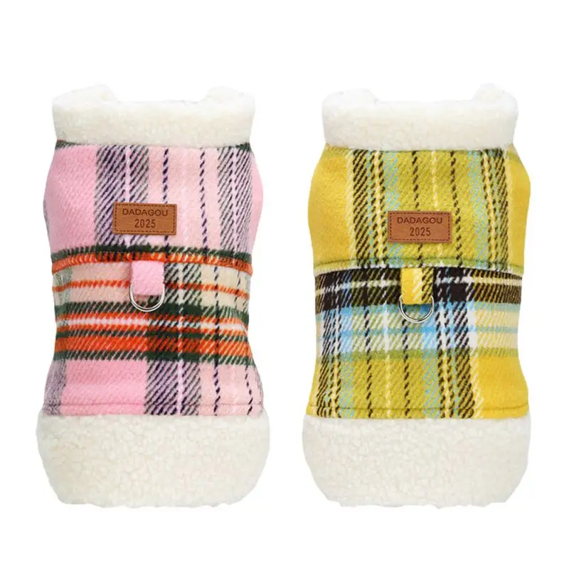 

Зимняя теплая куртка для собак, Повседневная джинсовая одежда для щенков, жилет для собак, пальто для маленьких и средних собак, чихуахуа, пу...