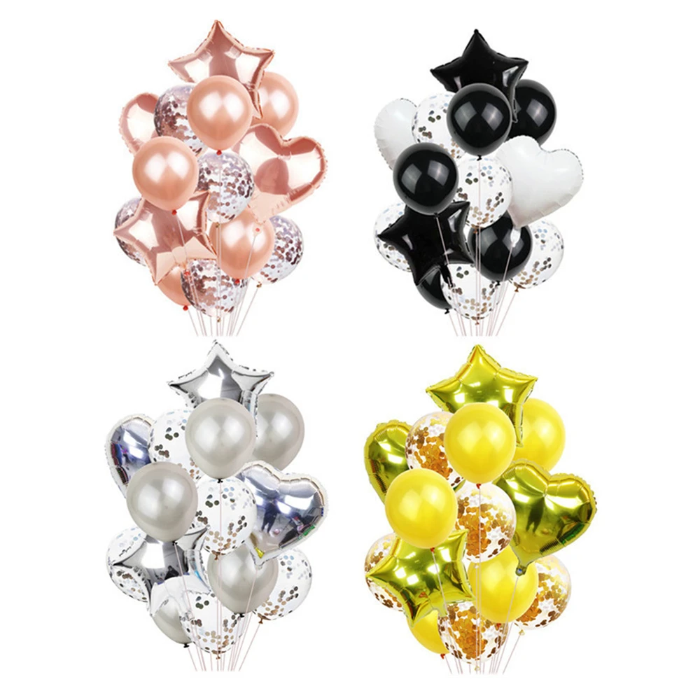 Шары воздушные из фольги в форме сердца 18 дюймов 12 дюймов|Украшения своими руками