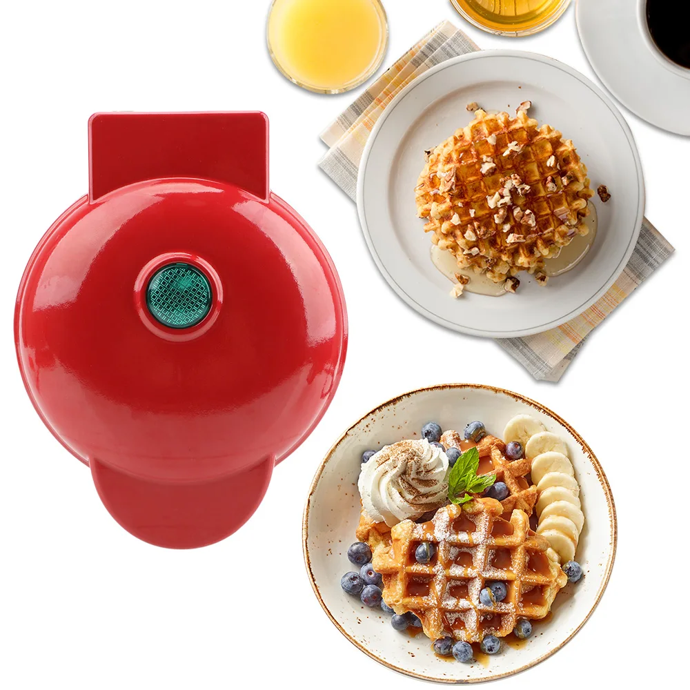 

Practical Waffle Maker Home Bread Pizza Maker Mini Baking Cake Sandwich Breakfast Machine Portable Kitchen Tool