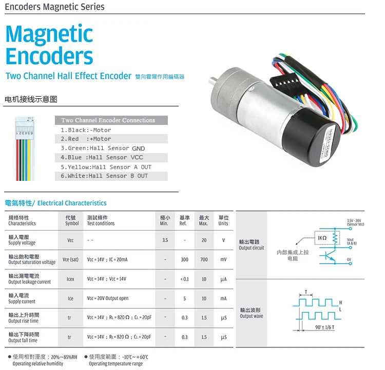Мотор-редуктор постоянного тока JGA25-370 кодер холла измерение скорости токовый
