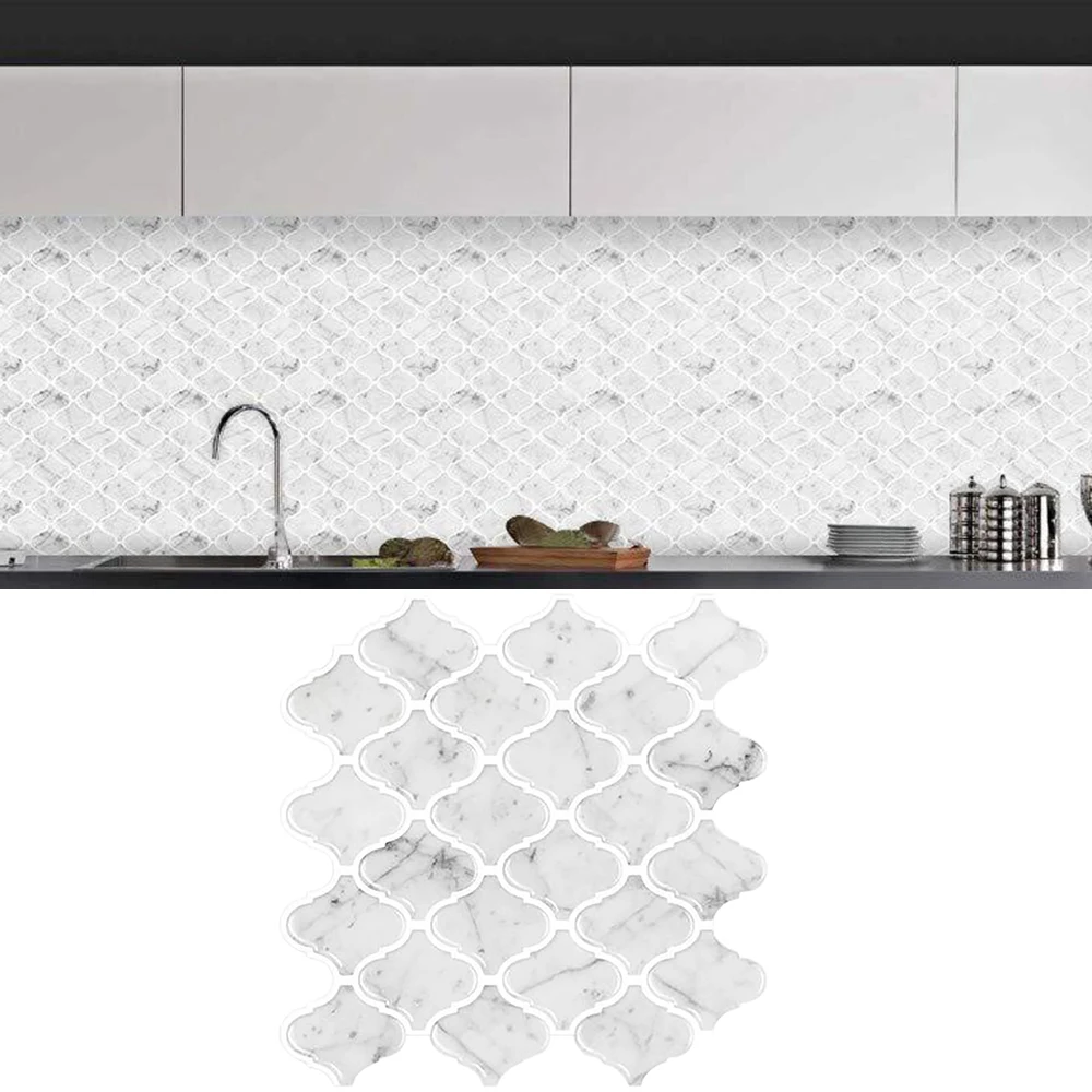 3D мозаичная плитка Backsplash настенная наклейка виниловая ванная комната кухня