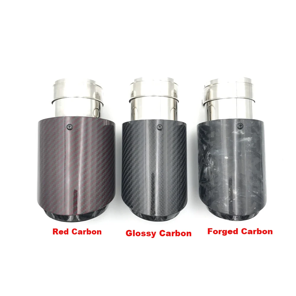Новые 3 модели труб из натурального углеродного волокна с глянцевой черной