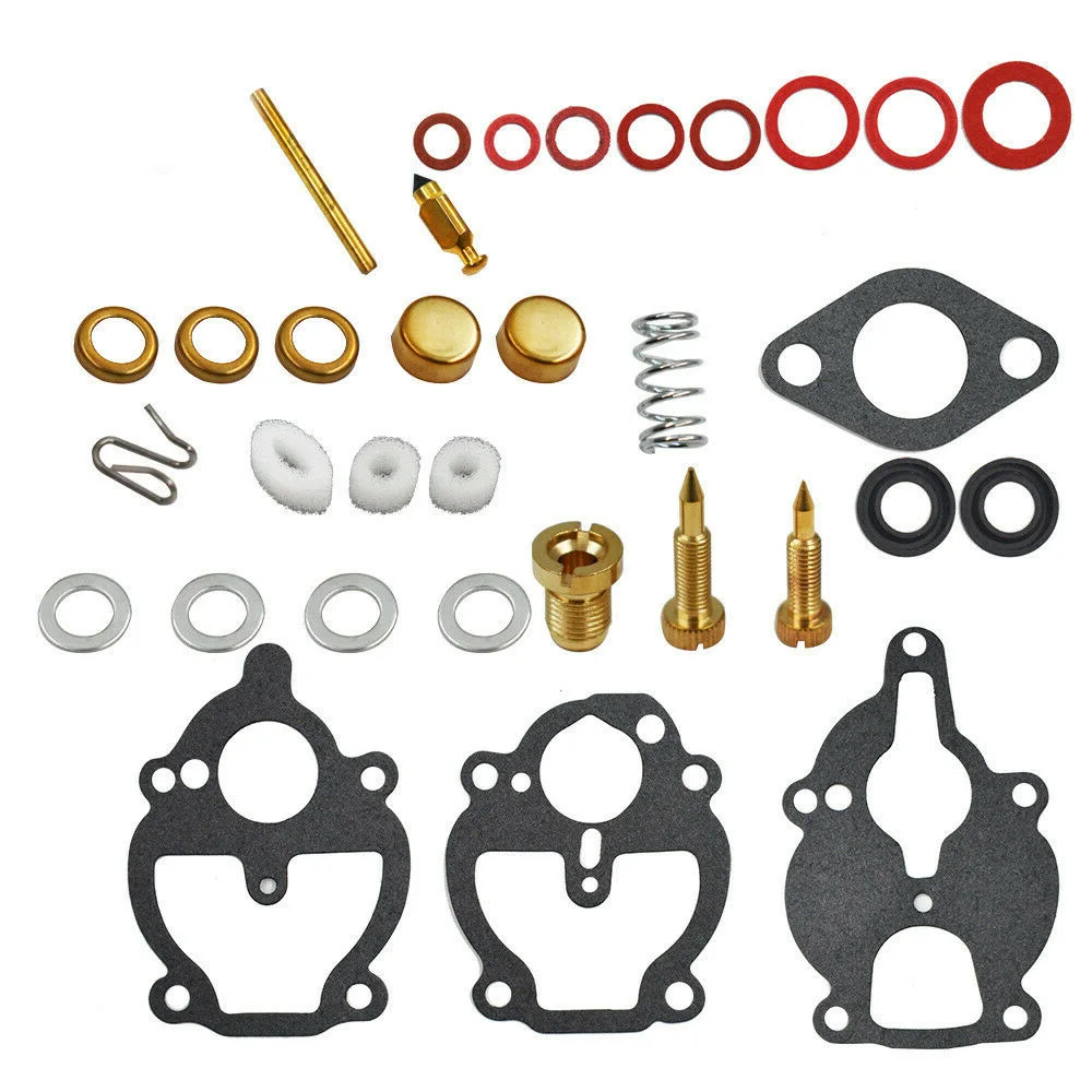 

Carburetor Kit Fits Zenith 61 161 67 68 Series, K2112 For IH Farmall Wisconsin A Carburetor Repair Kit Garden Tool Replacement