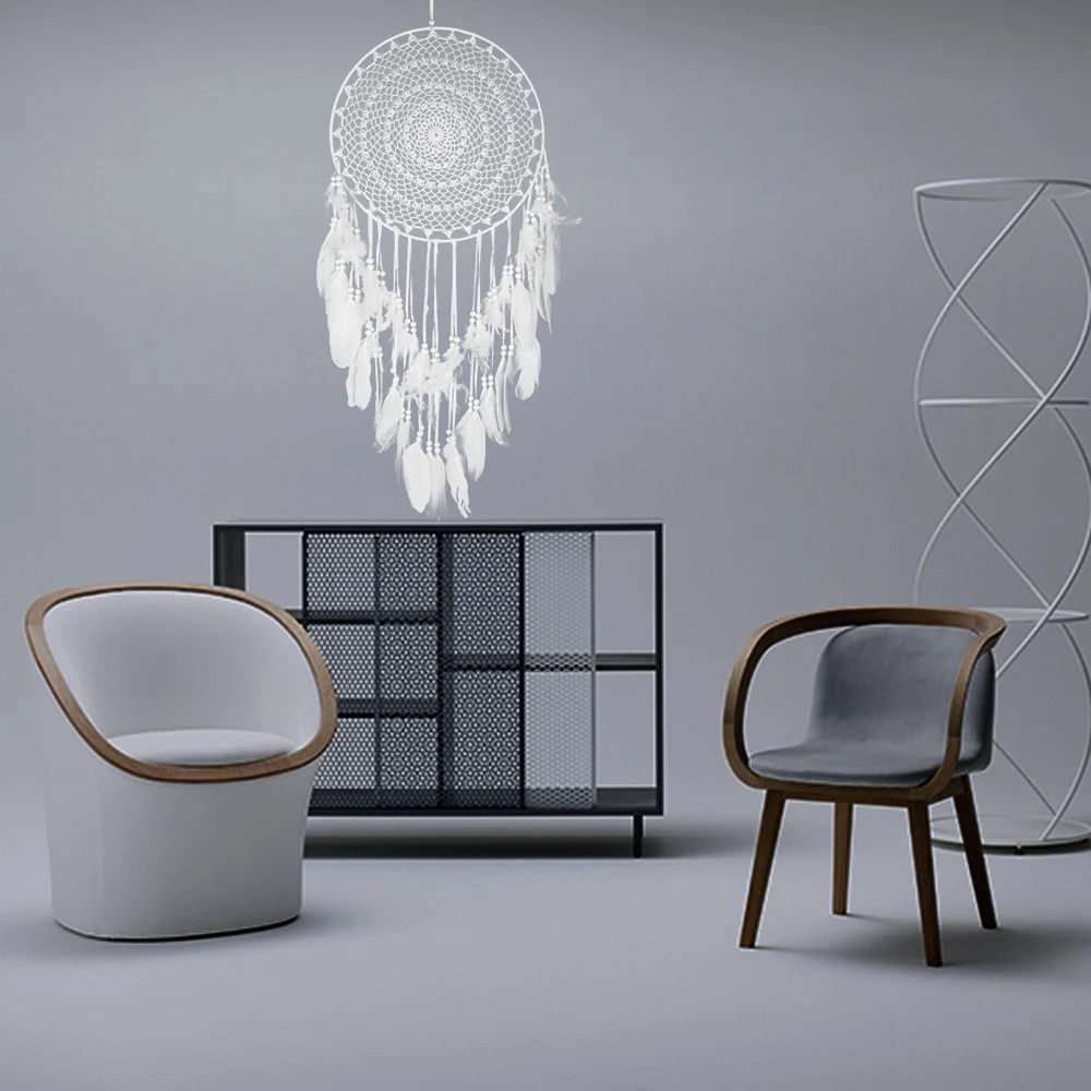 Большой Ловец снов украшение для детской комнаты скандинавский декор девочек