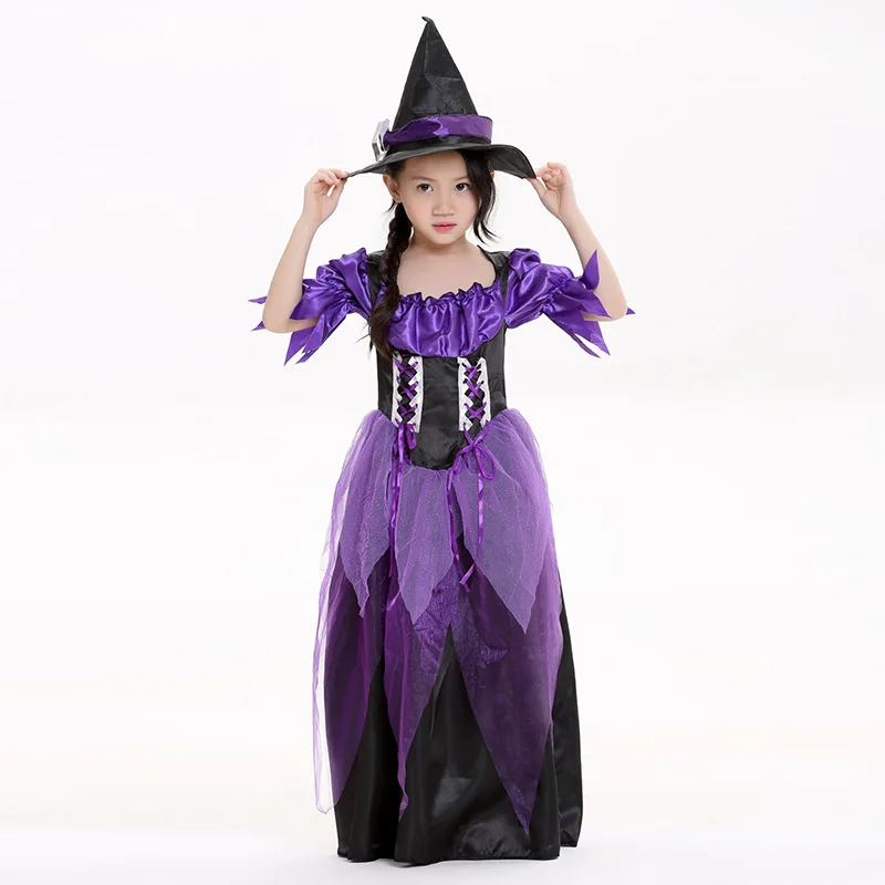 

20.18 Million Halloween Christmas Bar Party Adult Performance Parent-Child Performance Song Adult Purple Woman Costume