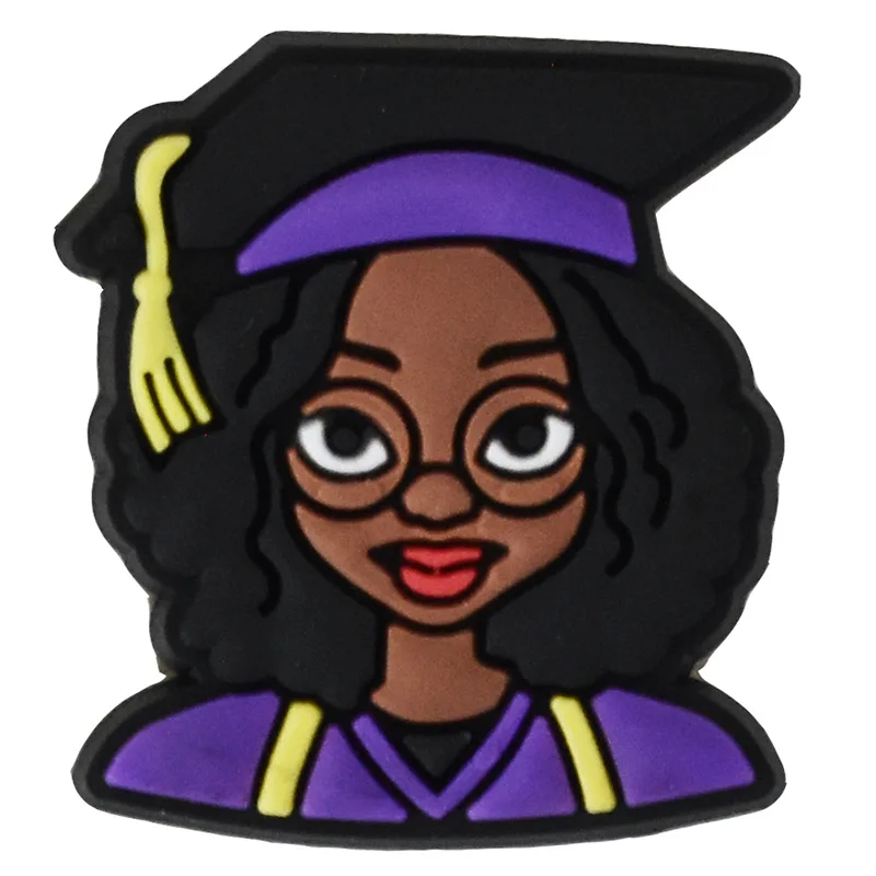 JIBZ Черные Подвески для обуви девочек украшения сандалий Crocs мальчиков детей