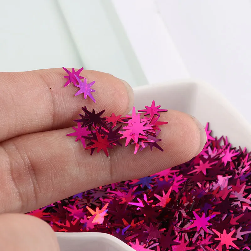 10 г ультратонкие блестки со звездами мм ПЭТ лазерные для ногтевого дизайна DIY