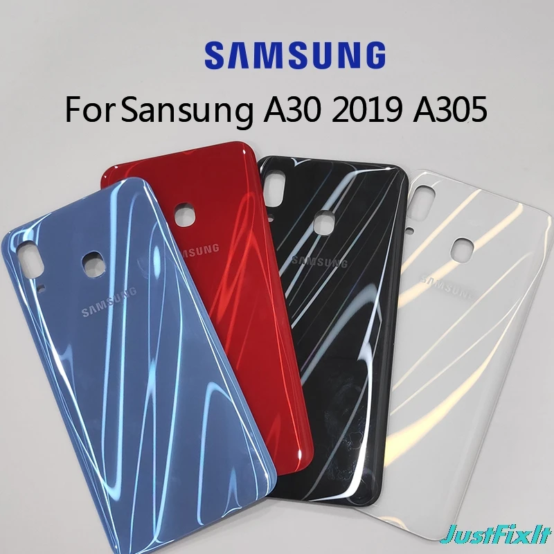 Задняя Крышка аккумуляторной батареи для SAMSUNG Galaxy A30 2019 SM A305F A305 задняя крышка из