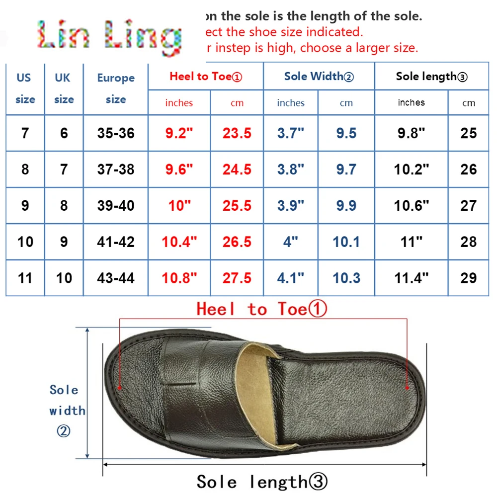 

Men Women Home Slippers Spring Summer Couple Indoor Non-slip Split Leather Fashion Casual Single House Shoes Soft Soles