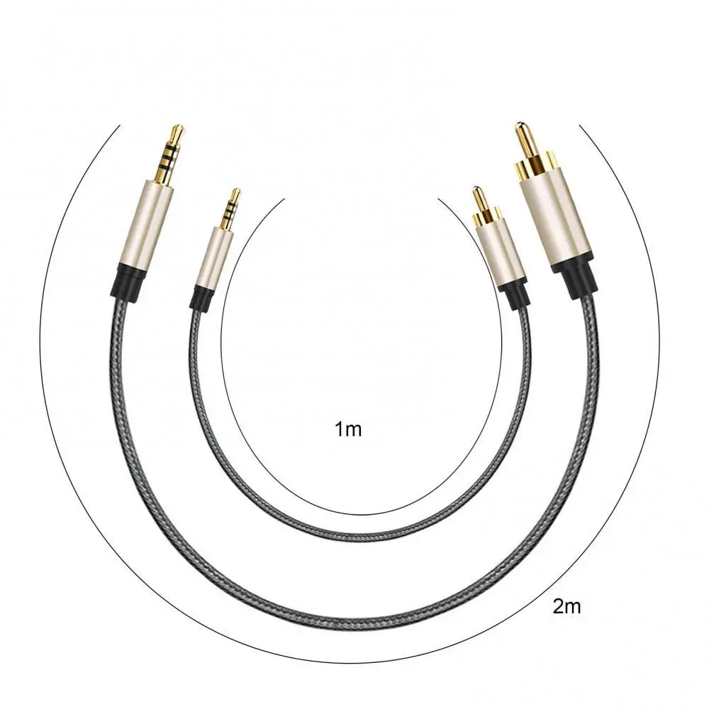 Коаксиальный аудио соединительный кабель Bluelans 1/2 м RCA к разъему AUX 3 5 мм для ТВ Xiao-mi