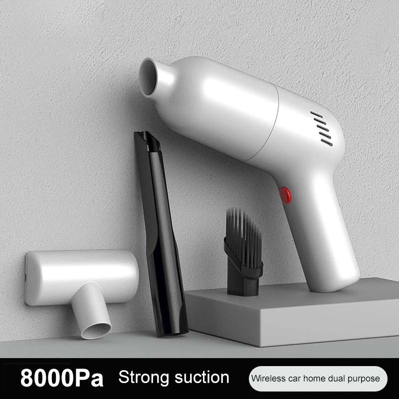 

Wireless 8000Pa Car Vacuum Cleaner Rechargeable Handheld Mini Vaccum Cleaner For Car Home Desktop Cleaning Vacuum Cleaner