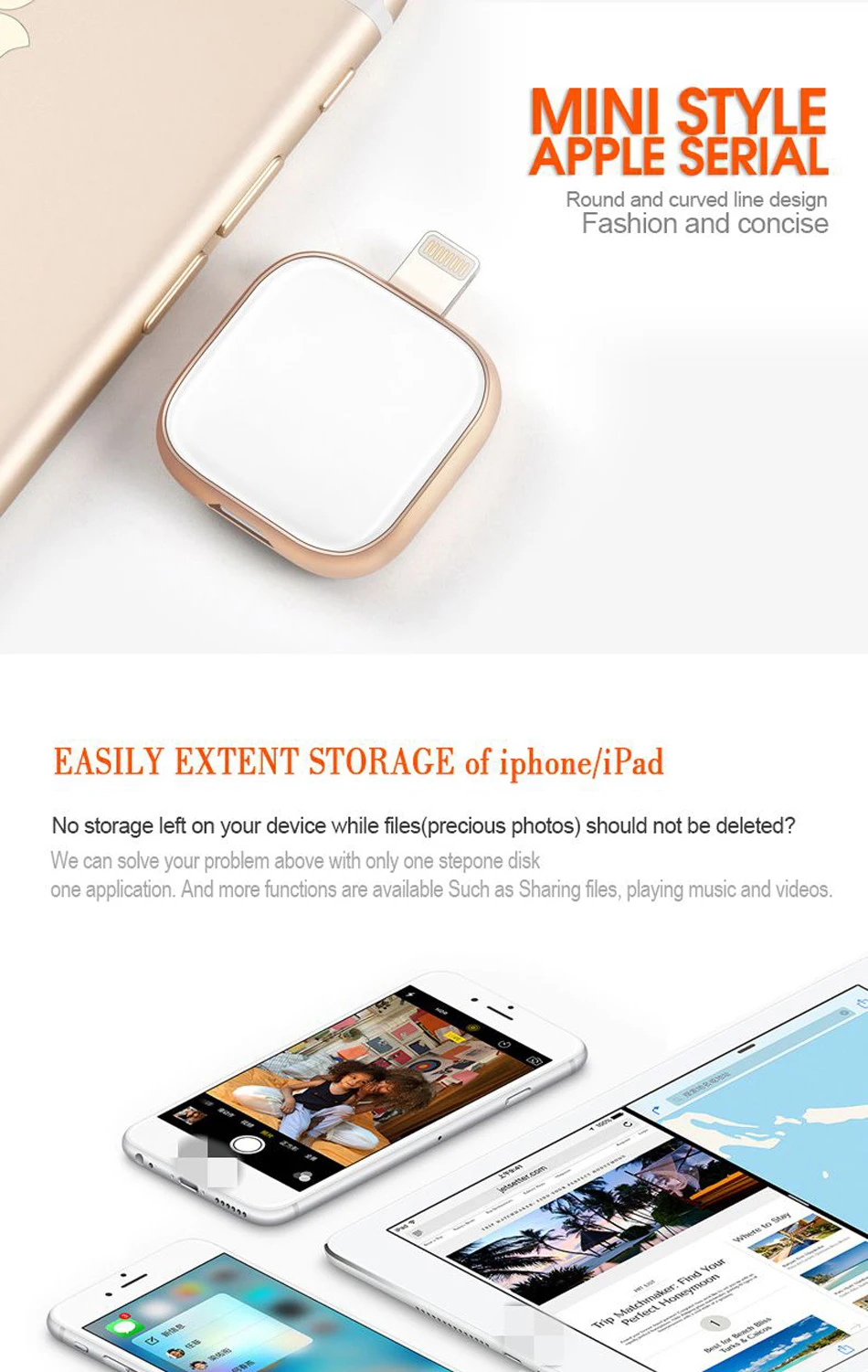 Сверхзвуковой металлический n стеклянный USB флеш-накопитель для iPhone 6/6s/6plus/7/7plus/8/X Macbook Otg/Lightning 2 в 1 флеш-накопитель для Android PC