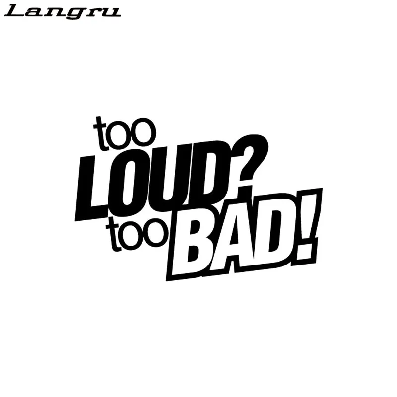 Интересно слишком громко? Слишком плохо! Декоративные виниловые автомобильные наклейки Jdm