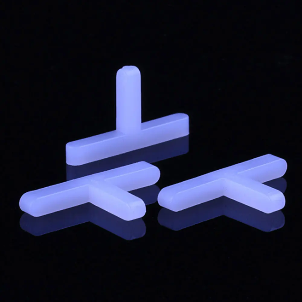 

Low Profit White Tile Spacers T Type for Spacing of Floor or Wall Tiles Various Size