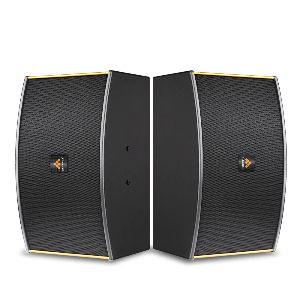 

10 inch InAndOn Entertainment Speakers Black Matte Iron Mesh Professional Five-unit Audio KTV Karaoke Set
