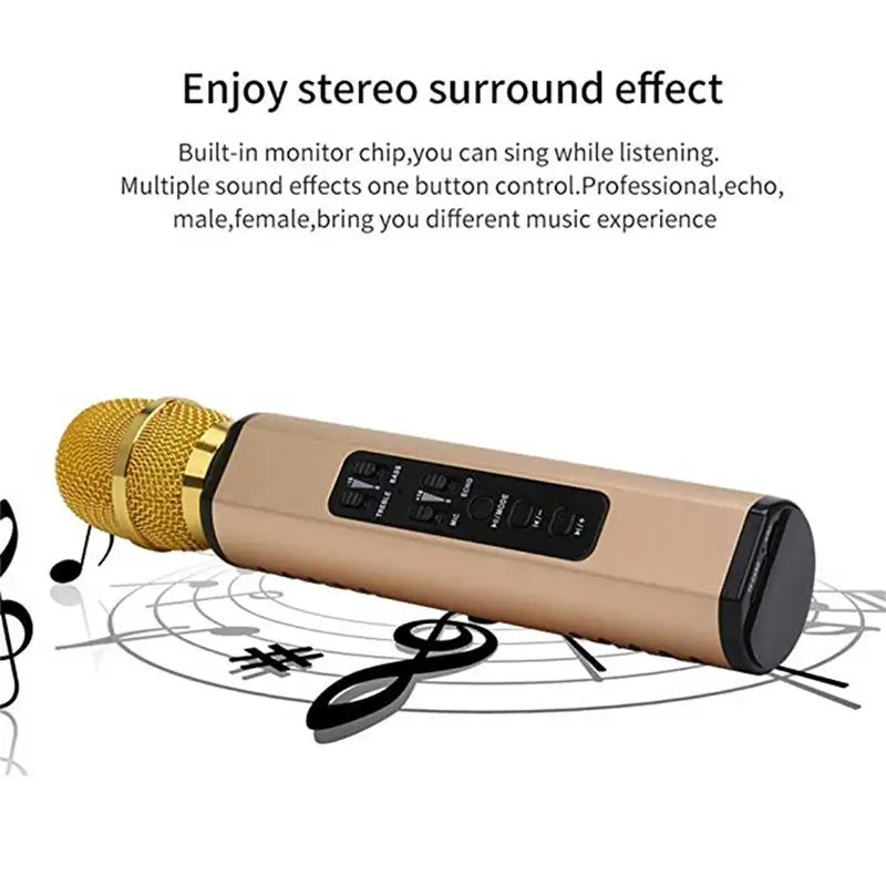 FELYBY мобильный телефон сокровище беспроводной Bluetooth микрофон многофункциональный двойной динамик частный режим портативный умный микрофон