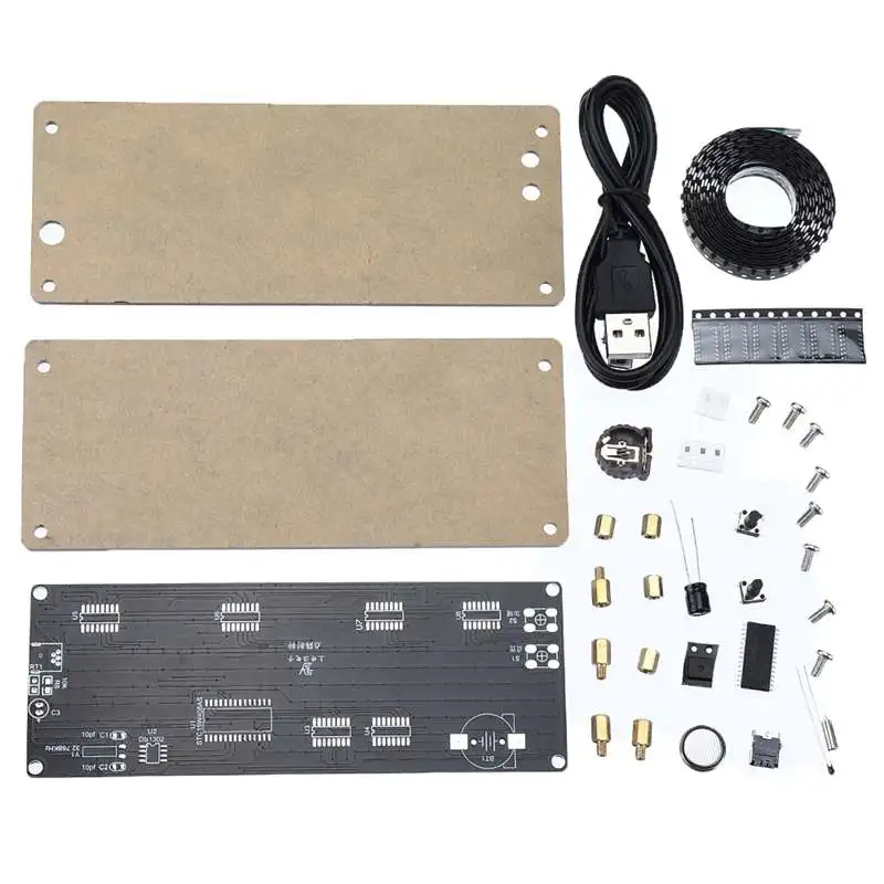 SMD светодиодный Dot Matrixs Набор для производства цифровых часов электронный набор