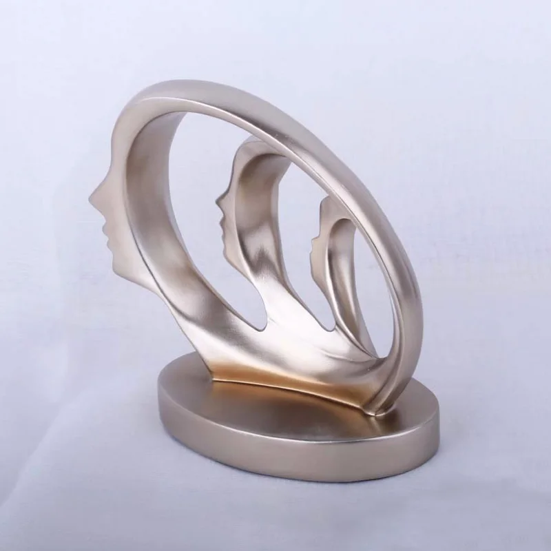 

[MGT]Person Face Furnishing Articles Home Decoration Accessories Figurines Miniature Desktop Crafts Valentine's Day Friend Gift