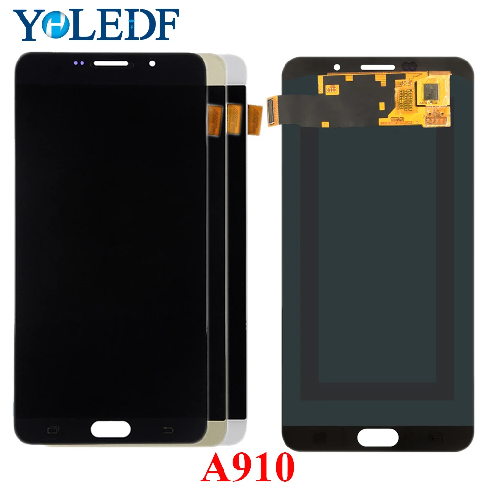 Супер AMOLED 6 0 &quotЖК-дисплей для SAMSUNG Galaxy A9 2016 сенсорный экран Сенсорная панель