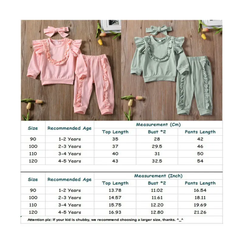 

Imcute Baby Spring Autumn Fashion Toddler Kids Baby Girl Infant Clothes T-shirt Pants Headband Outfit Tracksuit