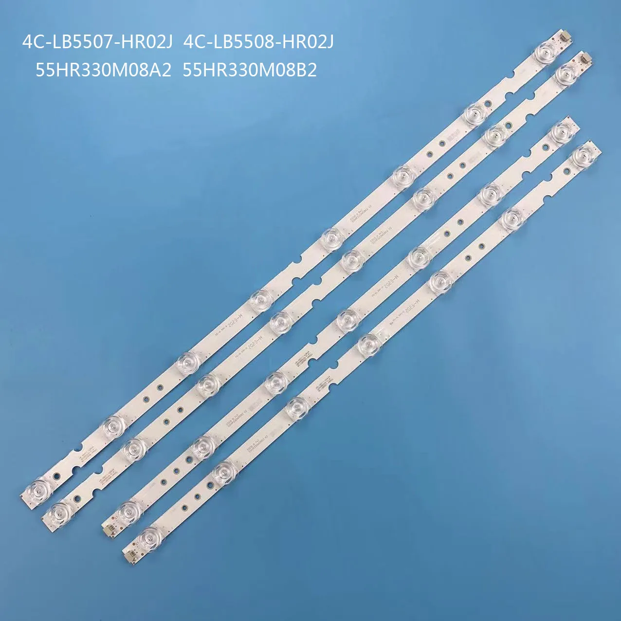 

40PCS/10set LED Backlight strip for TCL 55P65US 55U3800C 55P65 55D6 55F6 55L2 4C-LB5507-PF02J HR03J 55HR330M07B2 V2 55HR330M08A2