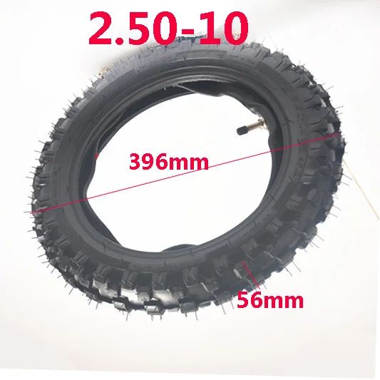 

For Honda CRF50 XR50 for Yamaha PW50 2.50-10 2.50x10 Rubber Tire & Inner Tube Set No Slip