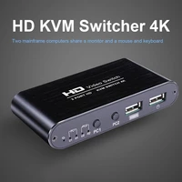 hd video switch wireless mouse keyboard sharer 4k hdmi compatible kvm usb 2 0 computer switcher monitor display sharer