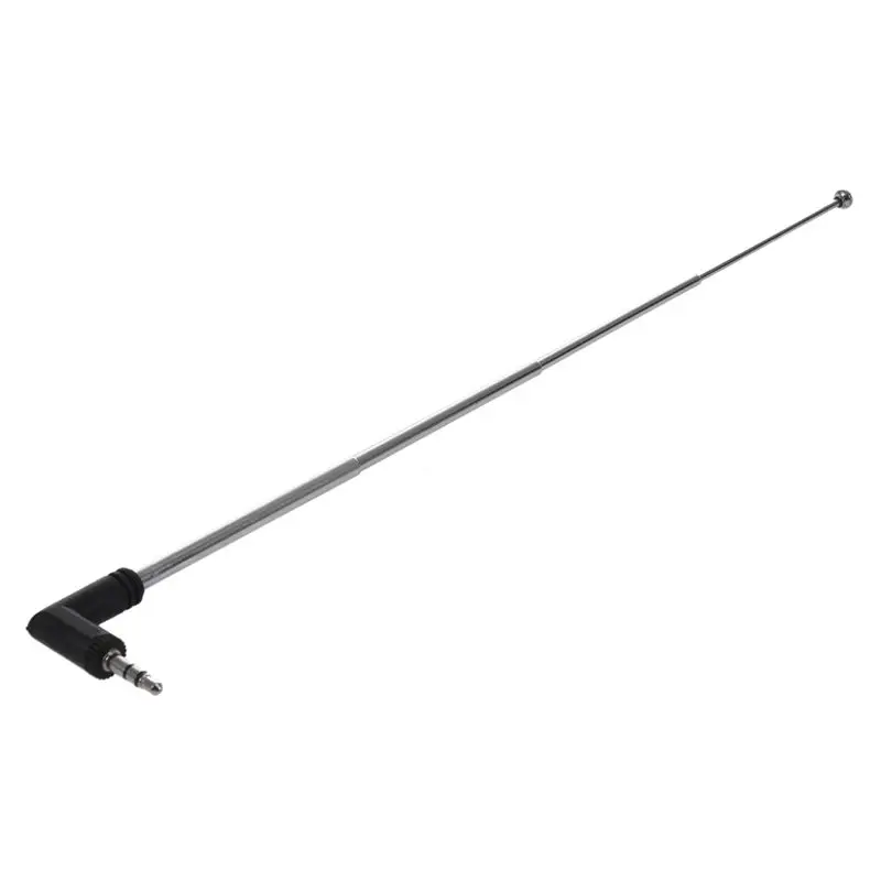 

22.5cm 4 Section Telescoping AM FM Radio Antenna 3.5mm Plug