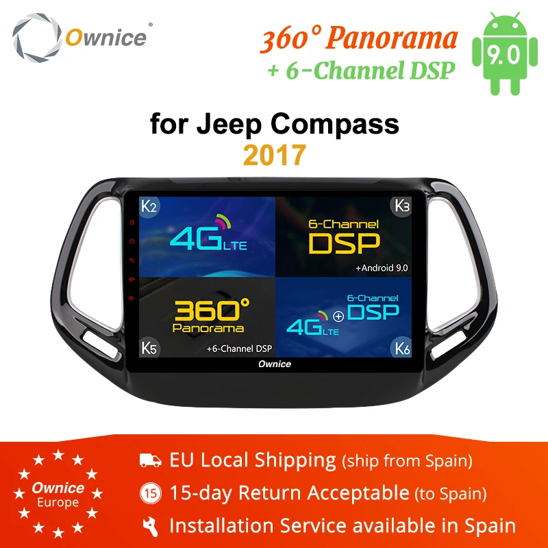 Ownice K1 K2 K3 K5 K6 2DIN Android 8 1 Octa Core автомобильный радиоприемник GPS навигации автомобиля